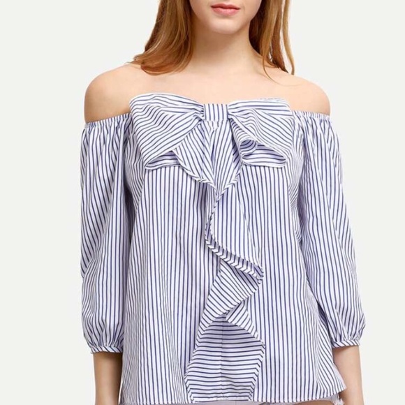Listicle large striped top - Picture 1 of 9